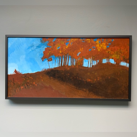 Blue & Rusty Trees Artwork